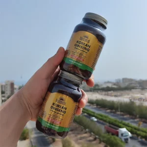 جینسینگ کره ای 100 عددی سان شاین | Sunshine Nutrition Panax Ginseng-سم7شاپ-sam7shop